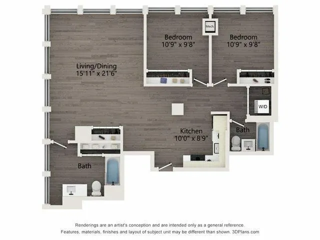 2 Bedroom 2 Bath In Chicago IL 60612 for Rent