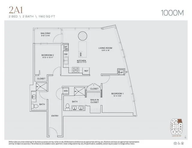 2 Bedroom 2 Bath In Chicago IL 60605 for Rent