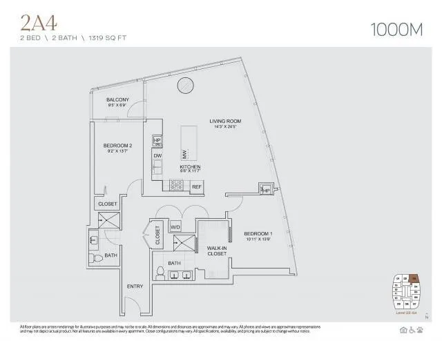 2 Bedroom 2 Bath In Chicago IL 60605 for Rent