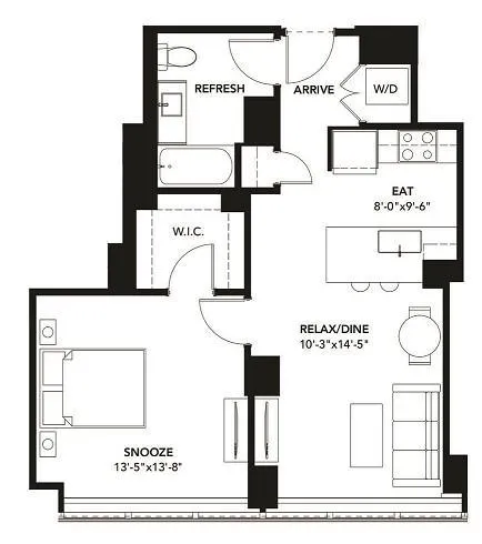 1 Bedroom 1 Bath In Chicago IL 60605 for Rent