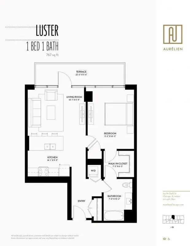 1 Bedroom 1 Bath In Chicago IL 60610 for Rent