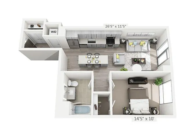 1 Bedroom 1 Bath In Chicago IL 60661 for Rent