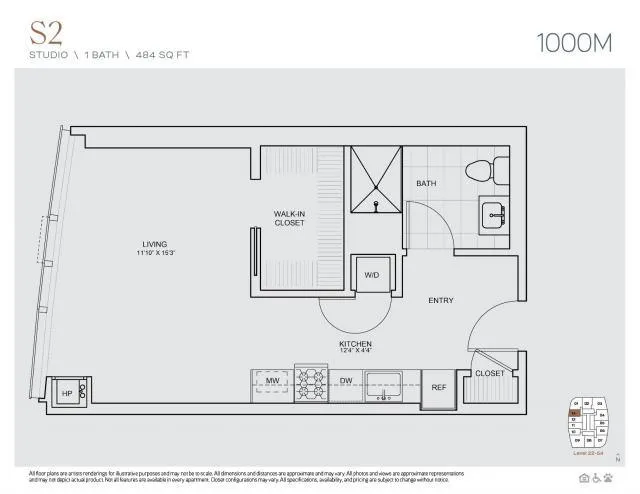 0 Bedroom 1 Bath In Chicago IL 60605 for Rent