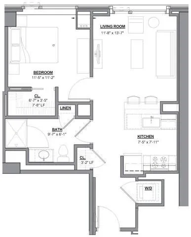 1 Bedroom 1 Bath In Chicago IL 60610 for Rent