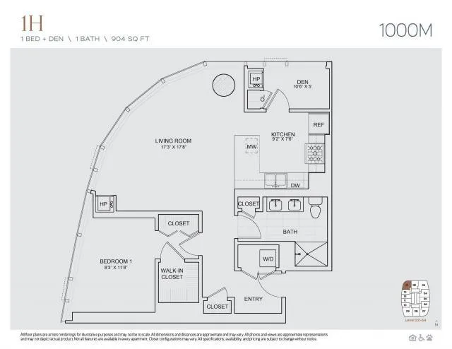 1 Bedroom 1 Bath In Chicago IL 60605 for Rent