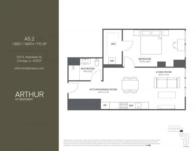 1 Bedroom 1 Bath In Chicago IL 60607 for Rent