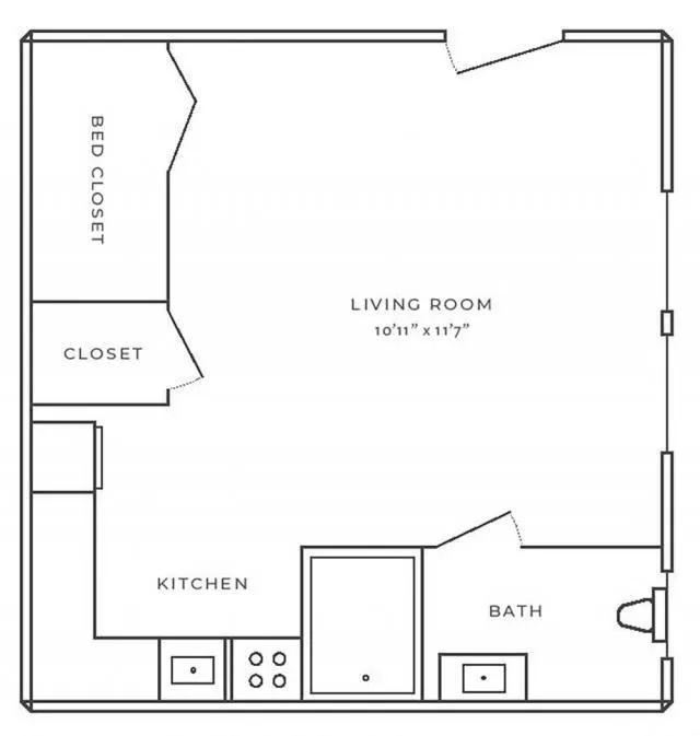 0 Bedroom 1 Bath In Chicago IL 60610 for Rent