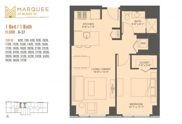 1 Bedroom 1 Bath In Chicago IL 60602 for Rent
