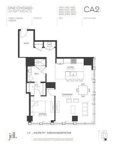 1 Bedroom 1 Bath In Chicago IL 60654 for Rent