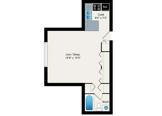 0 Bedroom 1 Bath In Chicago IL 60613 for Rent