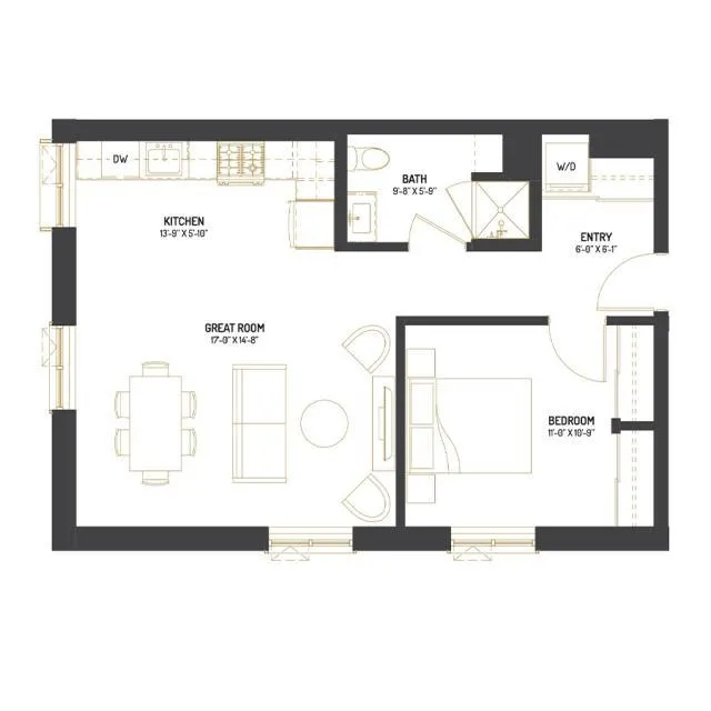 1 Bedroom 1 Bath In Chicago IL 60640 for Rent