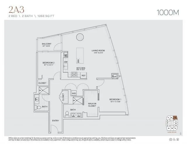 2 Bedroom 2 Bath In Chicago IL 60605 for Rent