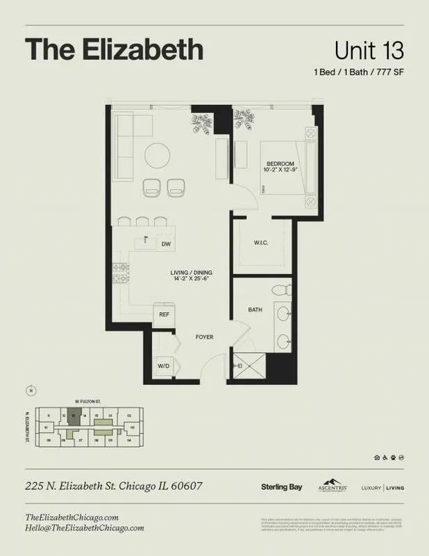 1 Bedroom 1 Bath In Chicago IL 60607 for Rent