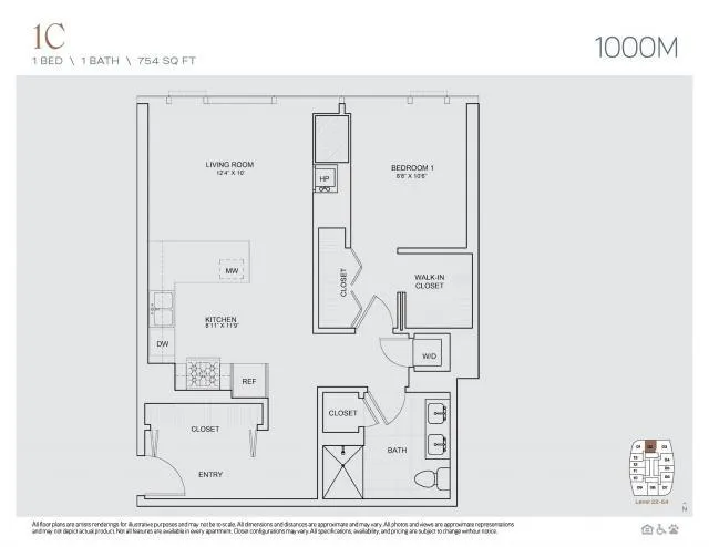 1 Bedroom 1 Bath In Chicago IL 60605 for Rent
