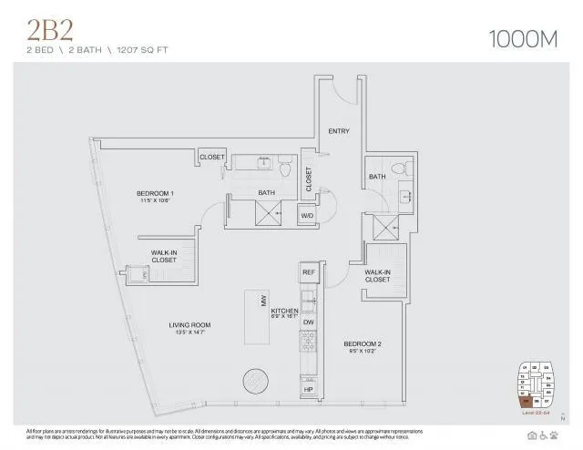2 Bedroom 2 Bath In Chicago IL 60605 for Rent