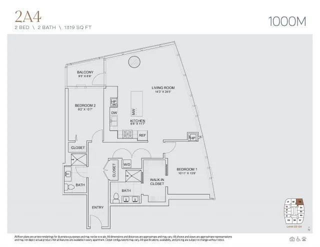 2 Bedroom 2 Bath In Chicago IL 60605 for Rent