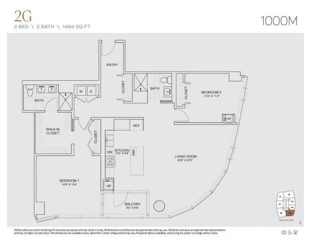 2 Bedroom 2 Bath In Chicago IL 60605 for Rent