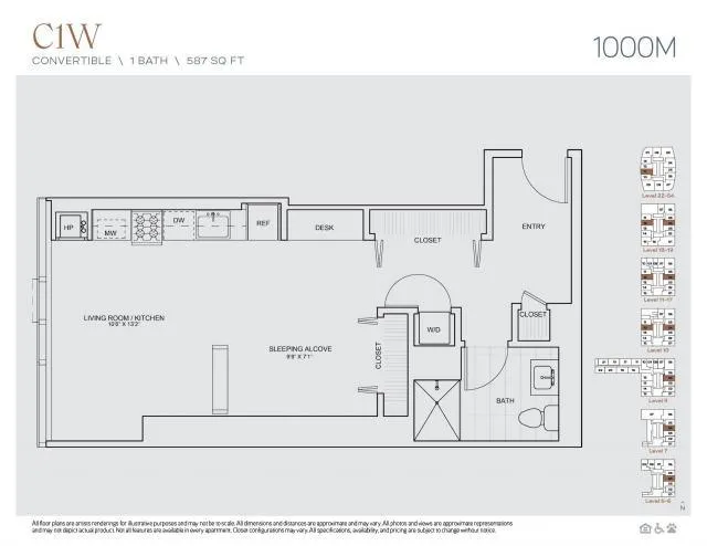 0 Bedroom 1 Bath In Chicago IL 60605 for Rent