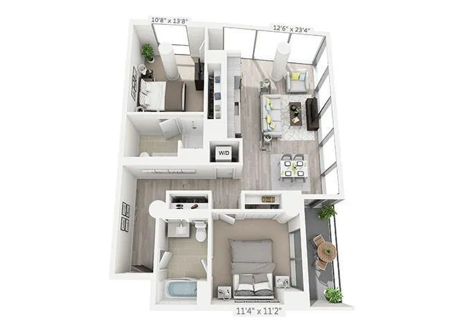 2 Bedroom 2 Bath In Chicago IL 60661 for Rent