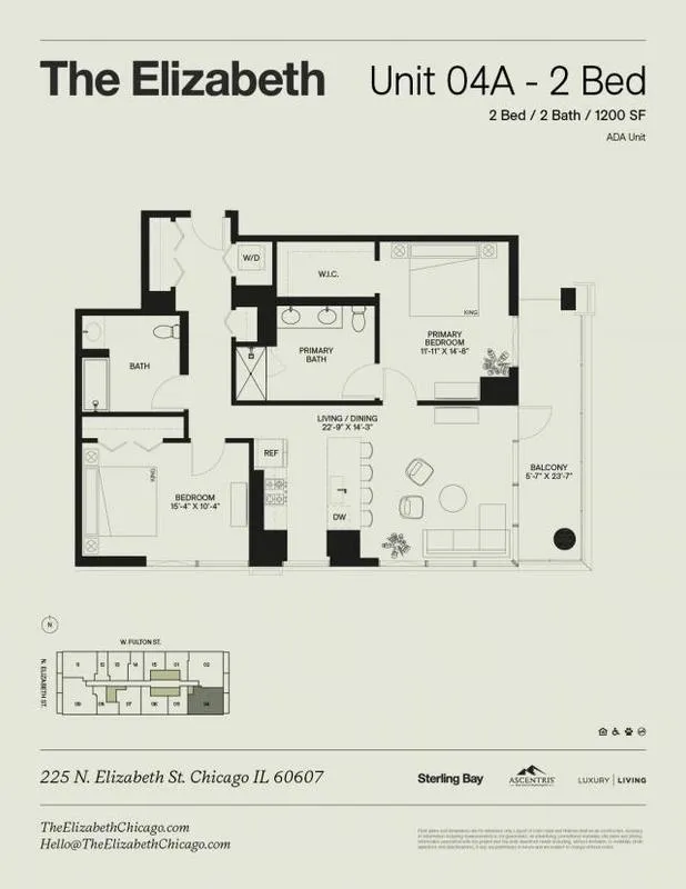 2 Bedroom 2 Bath In Chicago IL 60607 for Rent