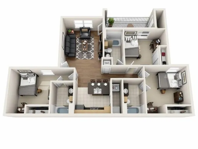 3 Bedroom Sublease for Rent