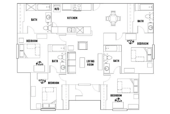 4 bed/4 bath lease available at University Trails! for Rent