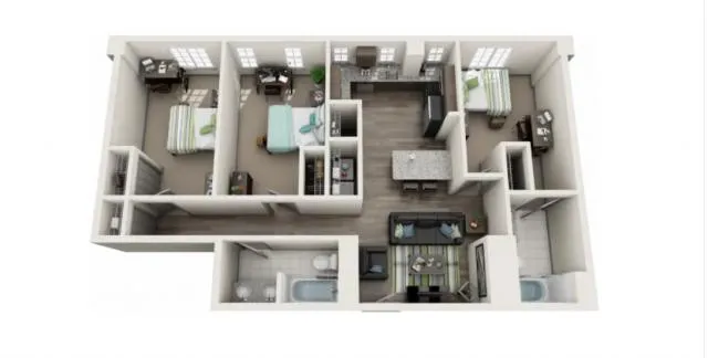 Luxury Living in the Heart of Bloomington Sublet Available at Avenue on College for Rent