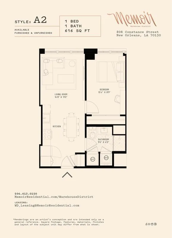 Memoir Warehouse District - A2 for Rent