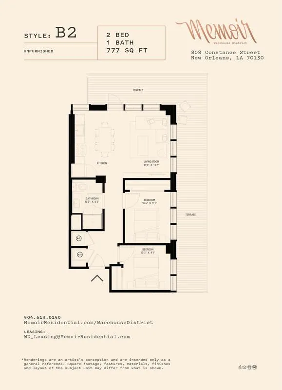 Memoir Warehouse District - B2 for Rent