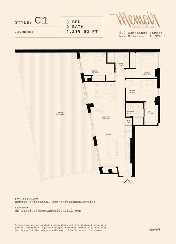 Memoir Warehouse District - C1 for Rent