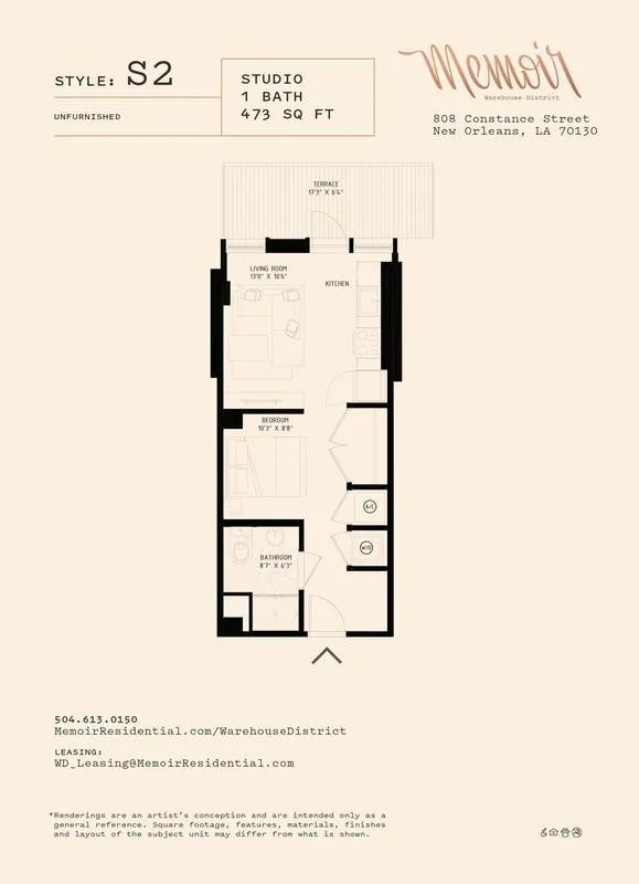 Memoir Warehouse District - S2 for Rent