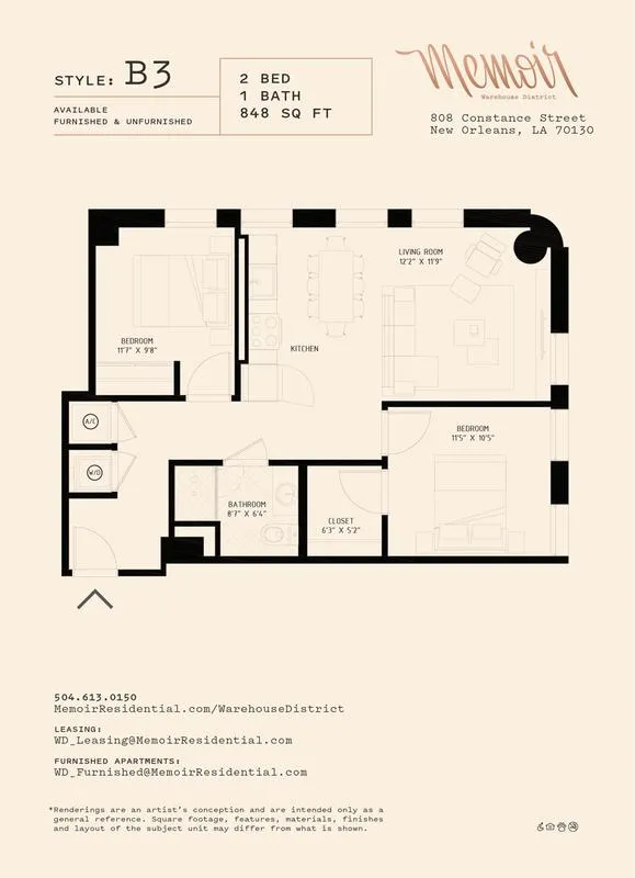 Memoir Warehouse District - B3 for Rent