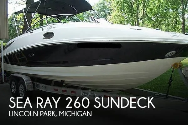 2011 Sea Ray 260 Sundeck Boat for Sale