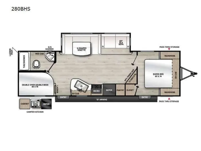 2024 Forest River Aurora Sky Series 280BHS 32ft for Sale