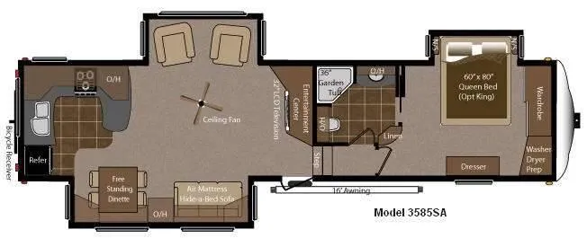 2012 Keystone Montana 3585 SA 37ft for Sale