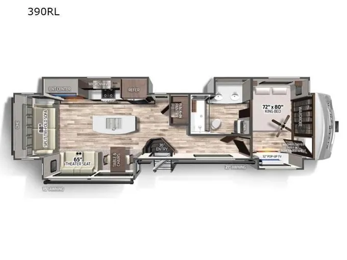 2021 Palomino River Ranch 390RL for Sale