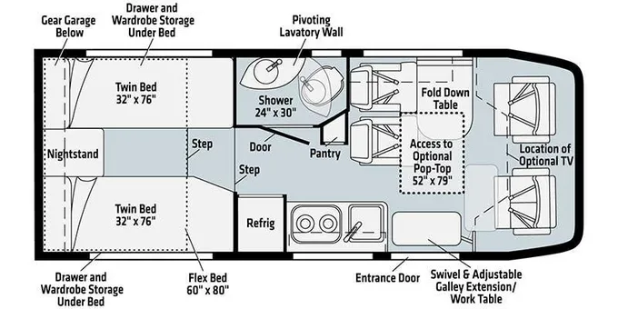 2024 Winnebago Ekko 22A for Sale