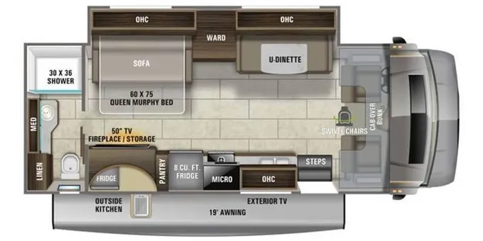 2021 Entegra Coach Odyssey 26M 29ft for Sale