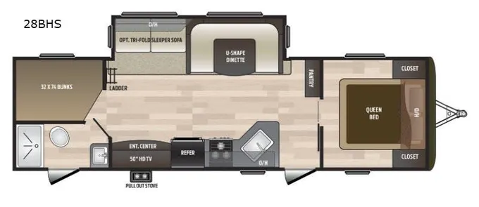2018 Keystone Hideout 28BHS for Sale