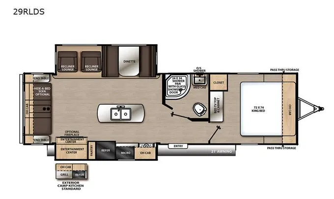 2021 Forest River Aurora 29RLDS 33ft for Sale