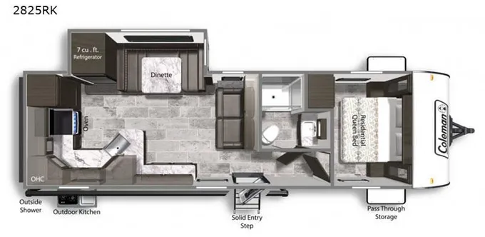 2020 Dutchmen Dutchmen RV Coleman Light 2825RK 32ft for Sale