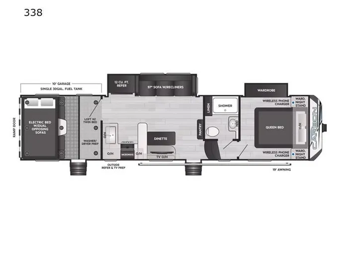 2022 Keystone Keystone RV Carbon 338 35ft for Sale