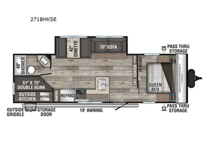 2022 KZ Sportsmen SE 271BHKSE 30ft for Sale