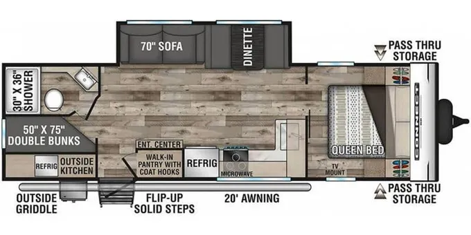 2022 KZ Connect SE Half-Ton Towable Sleep 10 w Bunks 32ft for Sale