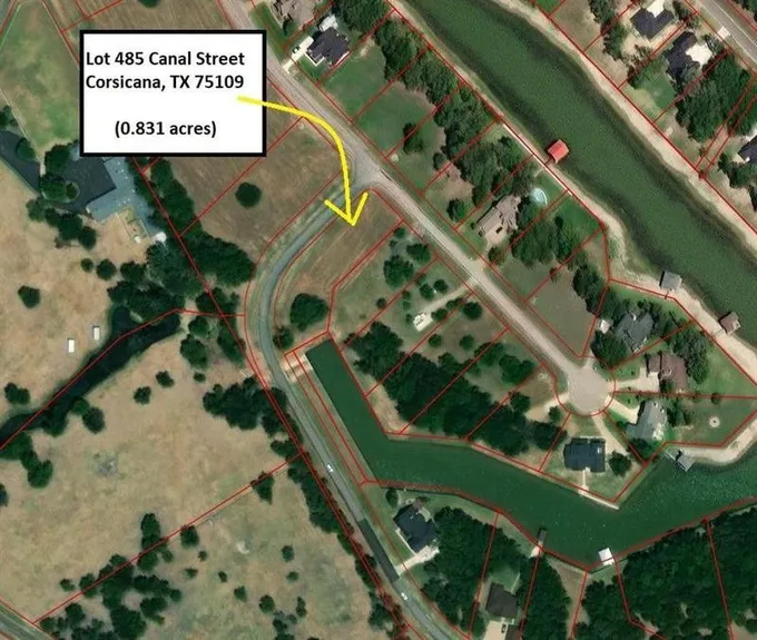 Corsicana, Navarro County, TX Undeveloped Land, Lakefront Property, Waterfront Property, Homesites for sale Property ID: