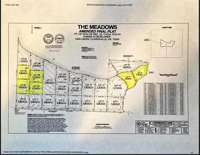 Clarksville, Johnson County, AR Undeveloped Land, Homesites for sale Property ID: 418593799