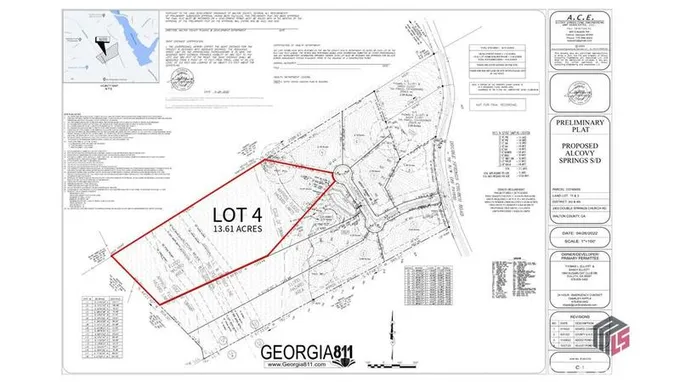 LOT 4 ALCOVY SPRINGS DRIVE, Monroe, GA 30656 Single Family Residence For Sale  MLS# 1013823
