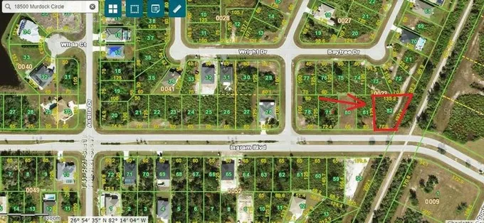 202 INGRAM BLVD, ROTONDA WEST, FL 33947 Land For Sale  MLS# C7485045