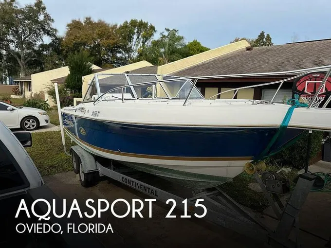 Aquasport Osprey Tournament Master 215 Dual Consoles 2001 for Sale