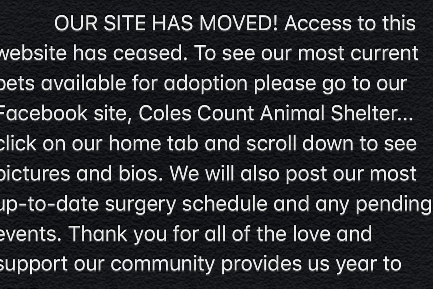 Coles County Animal Shelter